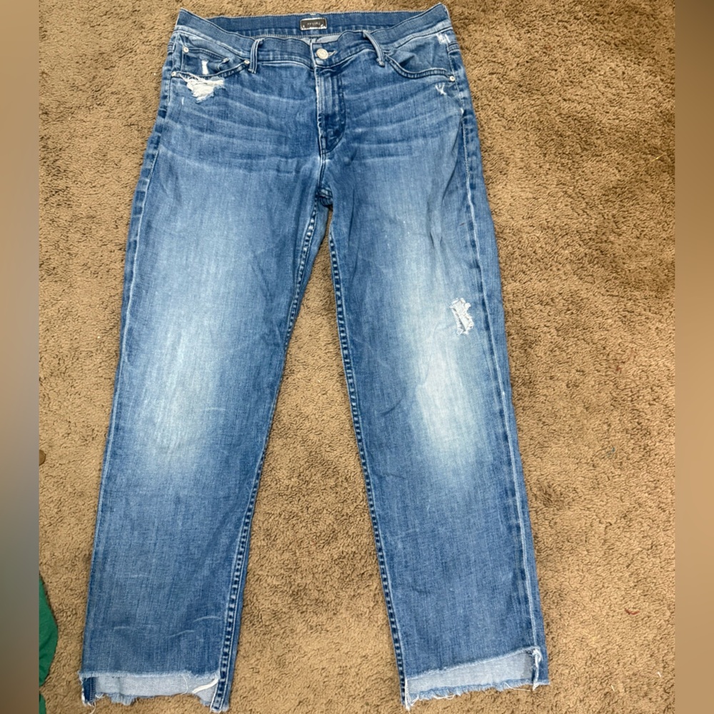 Mother Light Blue Denim Jeans